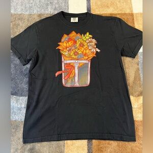 Floral Feed Scoop Graphic T-Shirt